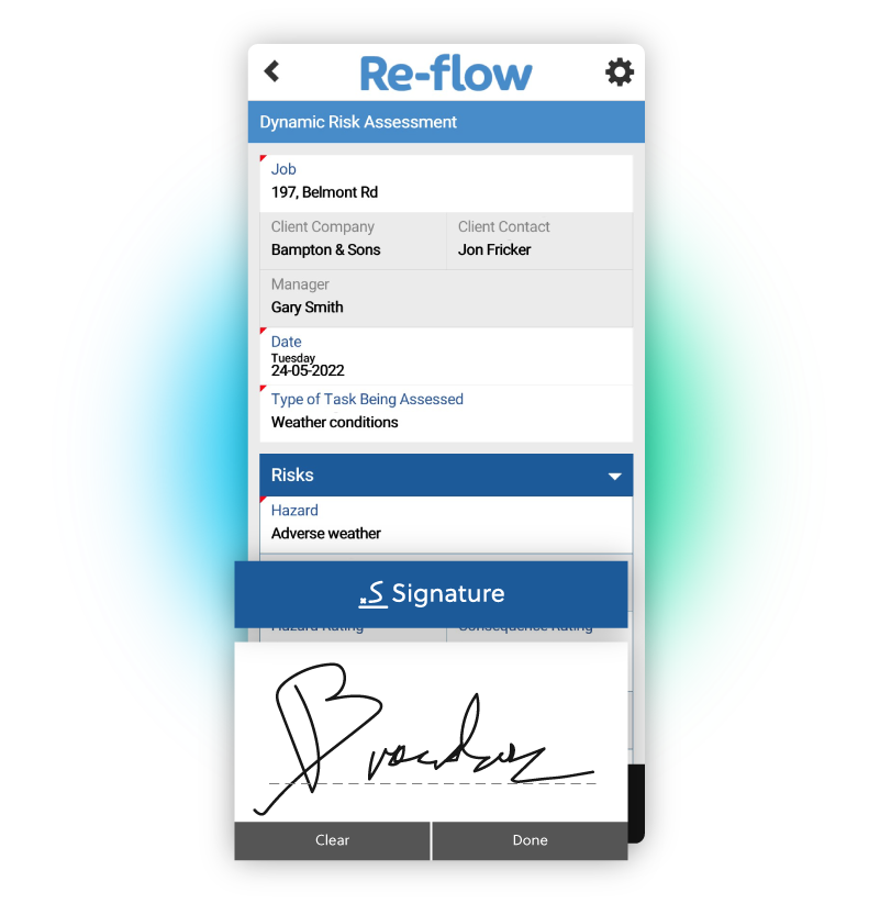 Features Capture Sign off and Track Digital Signatures