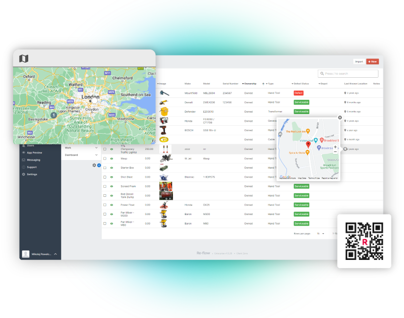 Features Asset Management Tagging and Tracking
