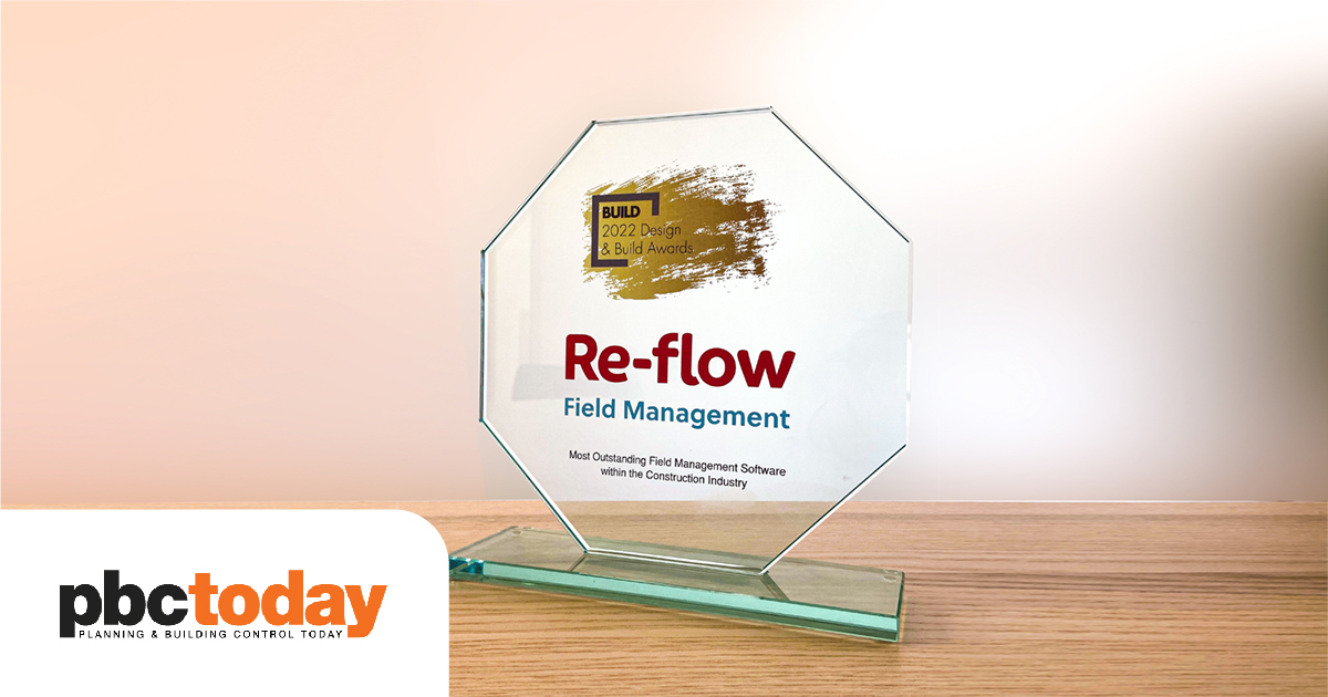 Re-flow Field Management Software Platform wins at 2022 Design & Build awards