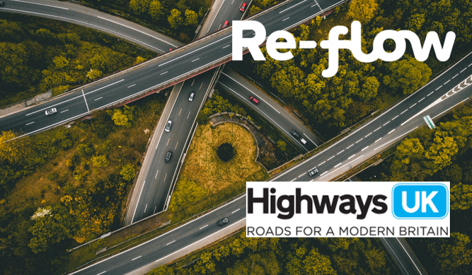 Re-flow team demo product at Highways UK