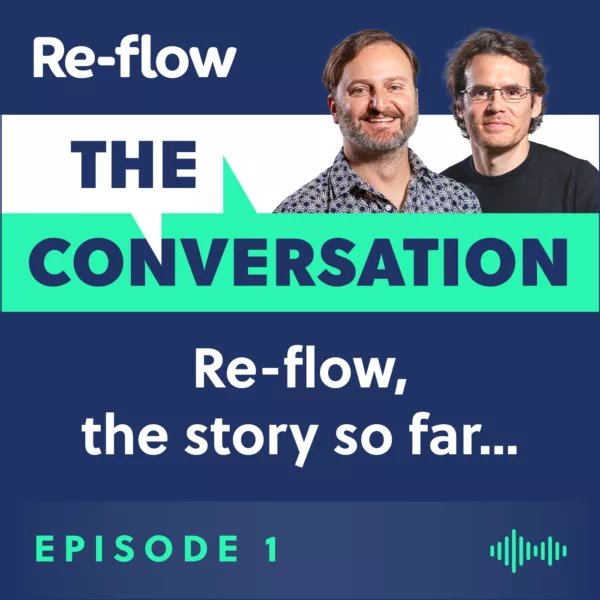 4923 Re flow The Conversation Podcast Graphics Front Card