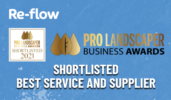 Re-flow shortlisted for Prolandscaper Business Award