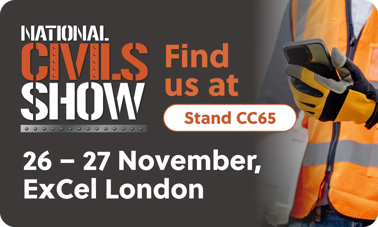 National Civils show landing page mobile
