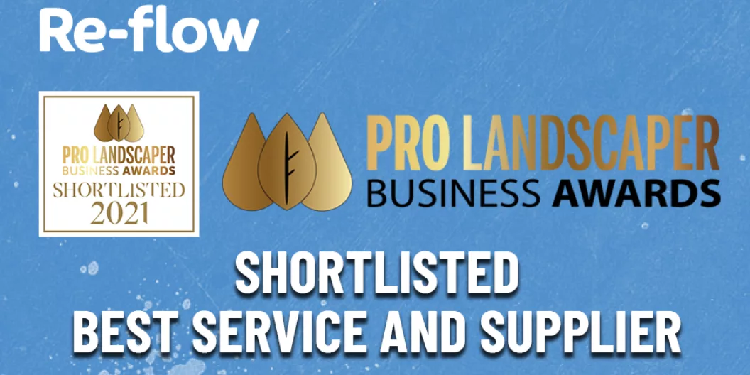 Re-flow shortlisted for Prolandscaper Business Award