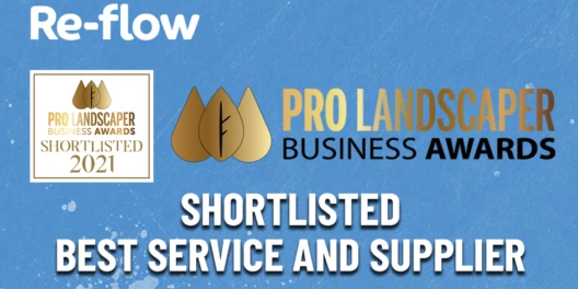 Re-flow shortlisted for Prolandscaper Business Award
