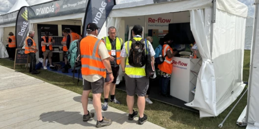 Re-flow exhibits among rail professionals at Rail Live 2023