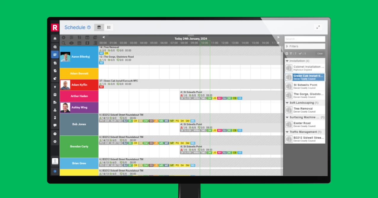 Re flow Drag and Drop Scheduler Media 1