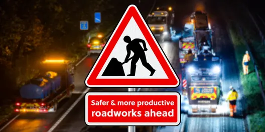 Safer, more productive roadworks with dedicated line-marking, surfacing, and traffic management software